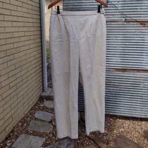 Khaki pants pull on with pockets size 14